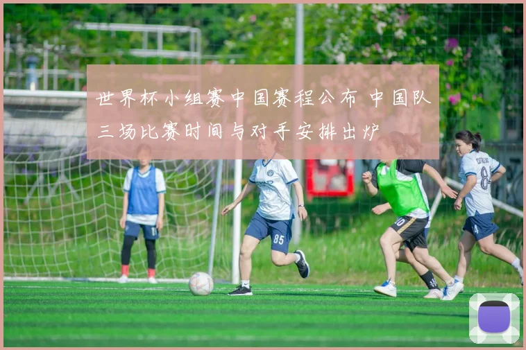 世界杯小组赛中国赛程公布 中国队三场比赛时间与对手安排出炉